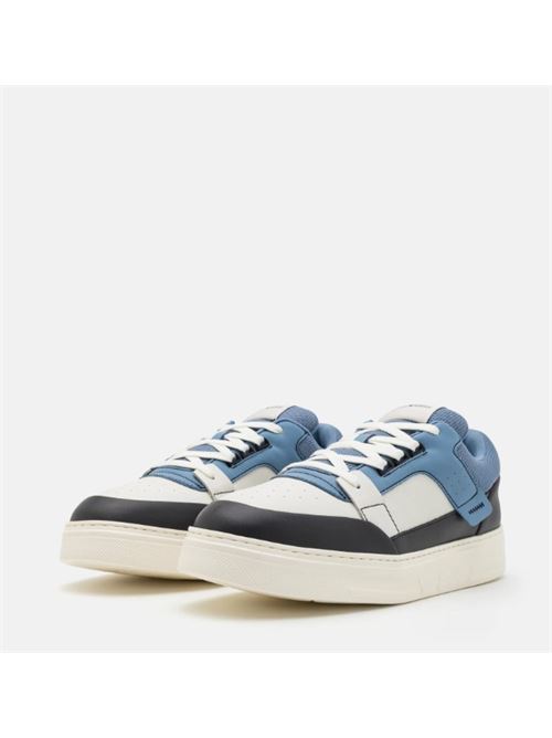 Leather and mesh sneakers with contrasting details Emporio Armani | X4X688 XR333.U569